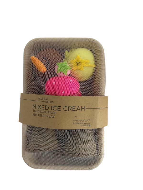Playfood Felt Mixed Ice Cream
